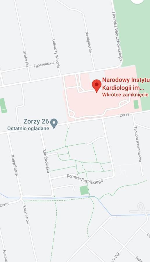 华沙Apartament Zorzy Przy Instytucie Kardiologii Anin公寓 外观 照片