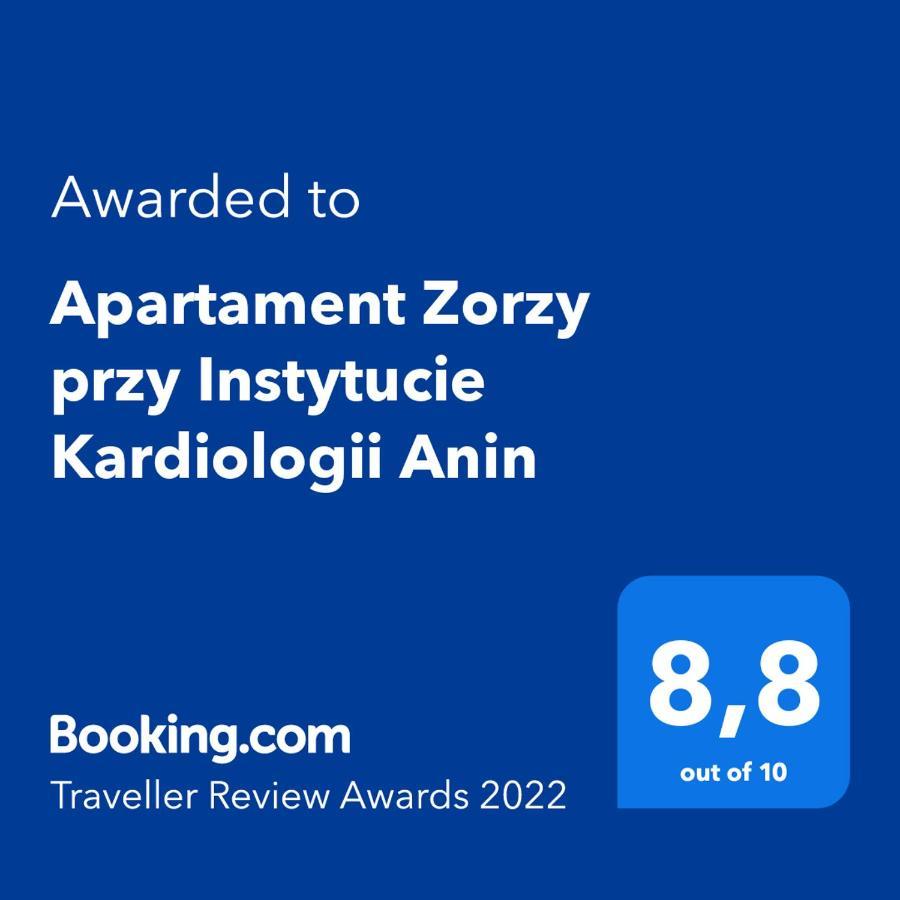 华沙Apartament Zorzy Przy Instytucie Kardiologii Anin公寓 外观 照片